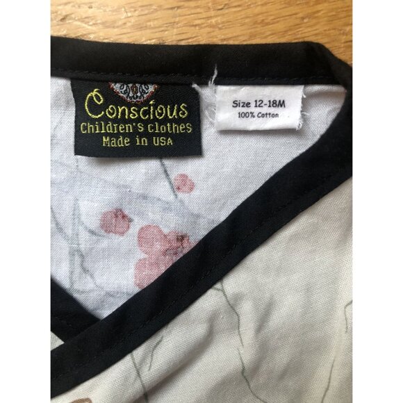 Conscious 12-18M Kimono Wrap Sleeveless Dress - Picture 3 of 5